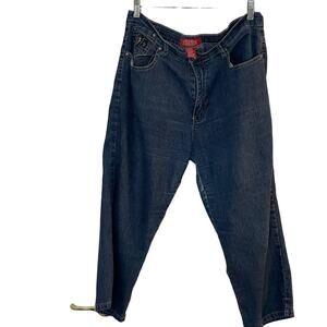 Women's CosJeans size 12 Denim Capri embellish Blue jeans